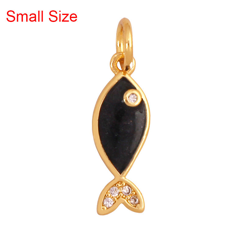 marine - gemstone pendant - crystal fashion jewelry - view 14