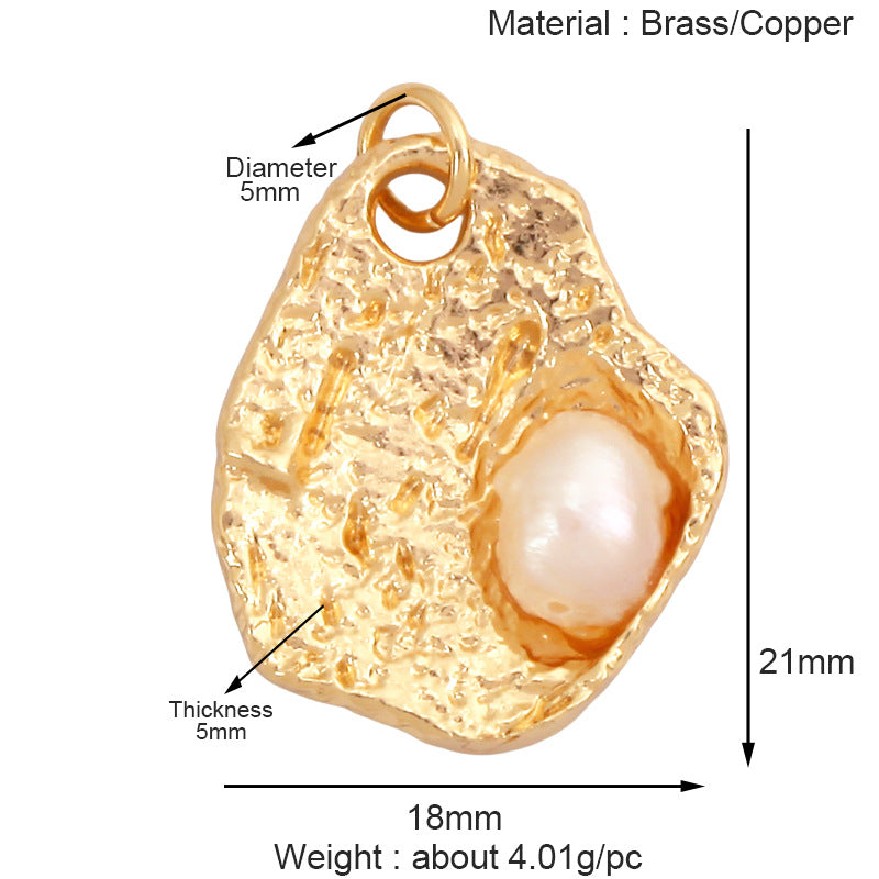 marine - gemstone pendant - crystal fashion jewelry - view 26