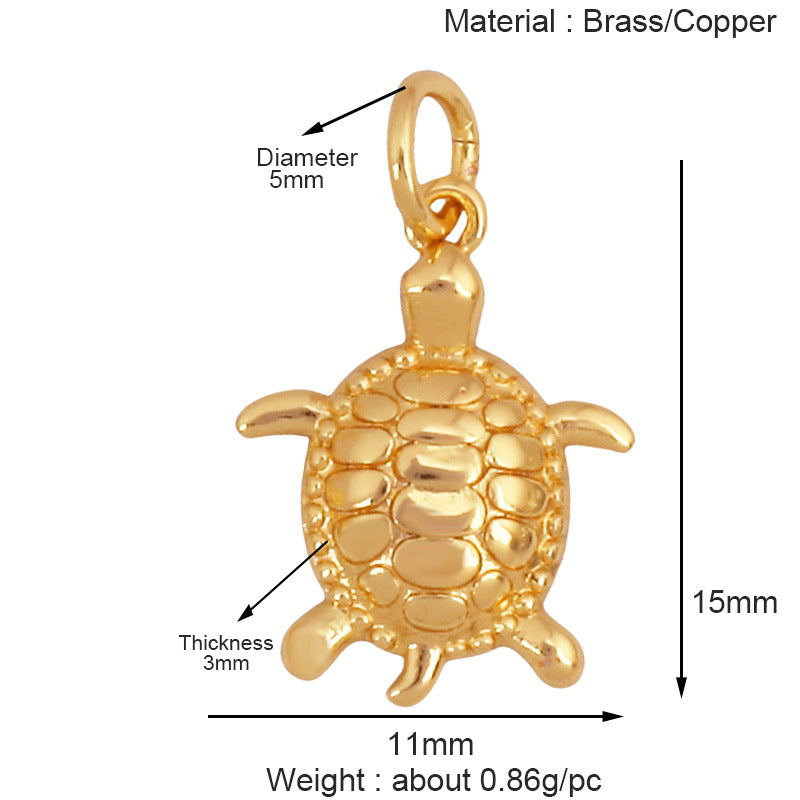 marine - gemstone pendant - crystal fashion jewelry - view 10