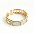 the enamel（blue）
