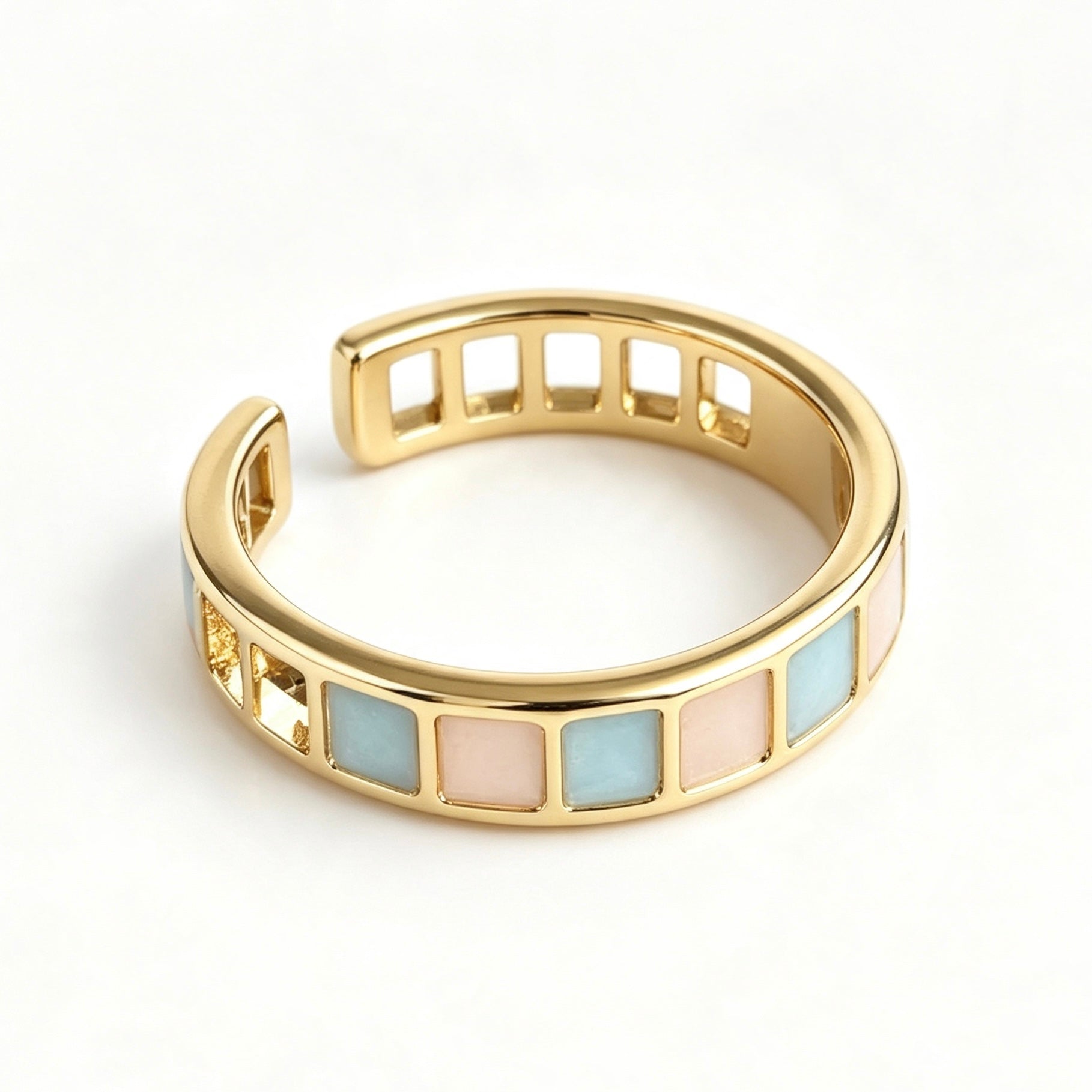 the enamel（blue）