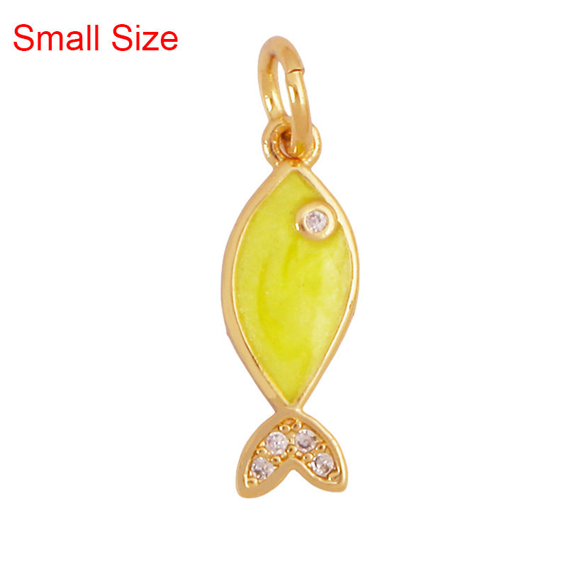 marine - gemstone pendant - crystal fashion jewelry - view 20