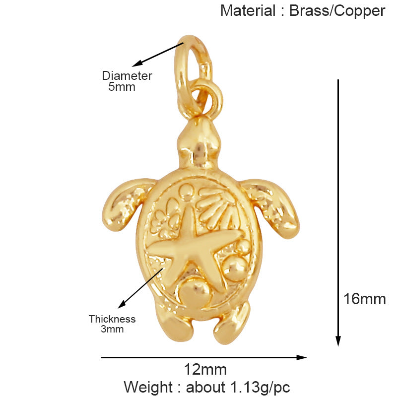 marine - gemstone pendant - crystal fashion jewelry - view 36