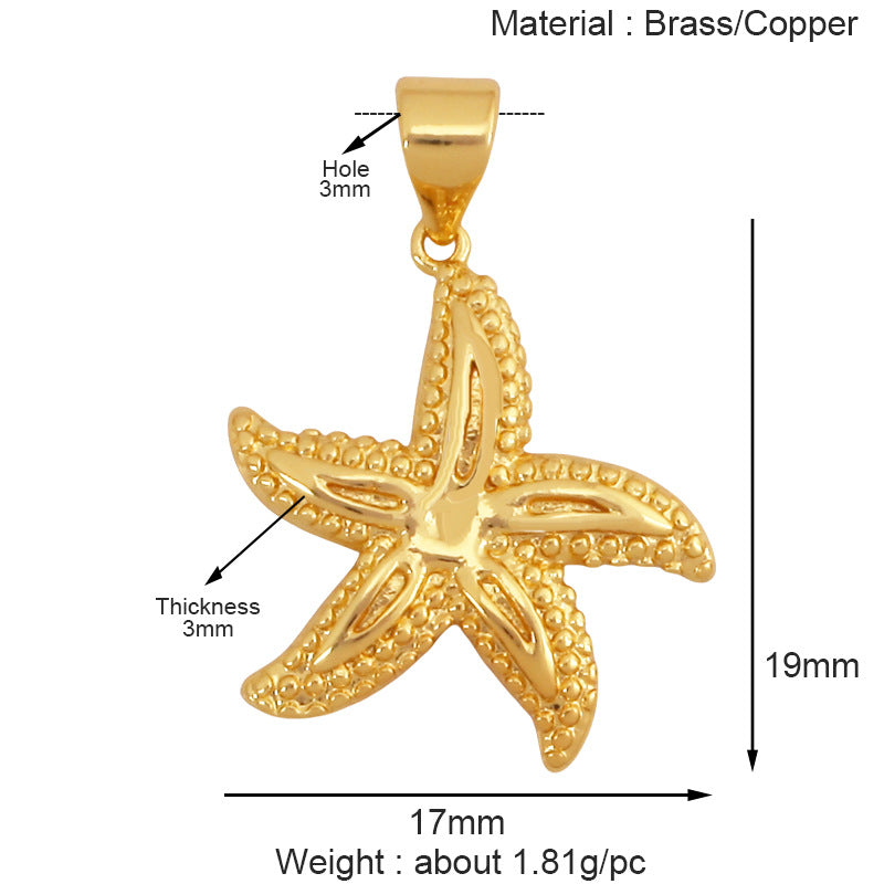 marine - gemstone pendant - crystal fashion jewelry - view 22