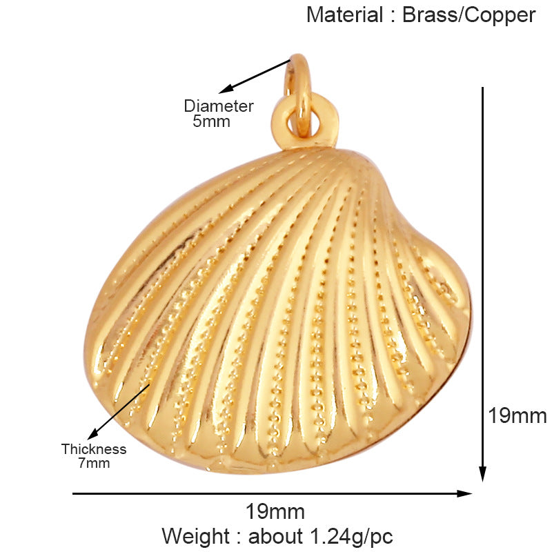marine - gemstone pendant - crystal fashion jewelry - view 28