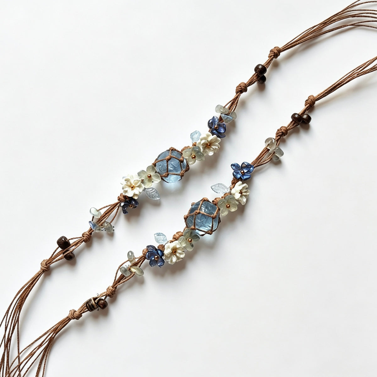 aqua bloom bracelet - gemstone bracelet - crystal fashion jewelry - view 2