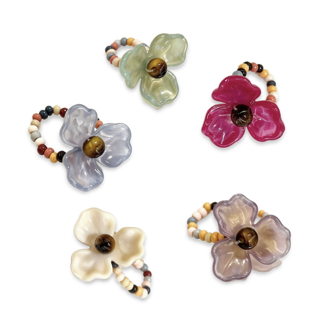 petal whirls - crystal fashion jewelry