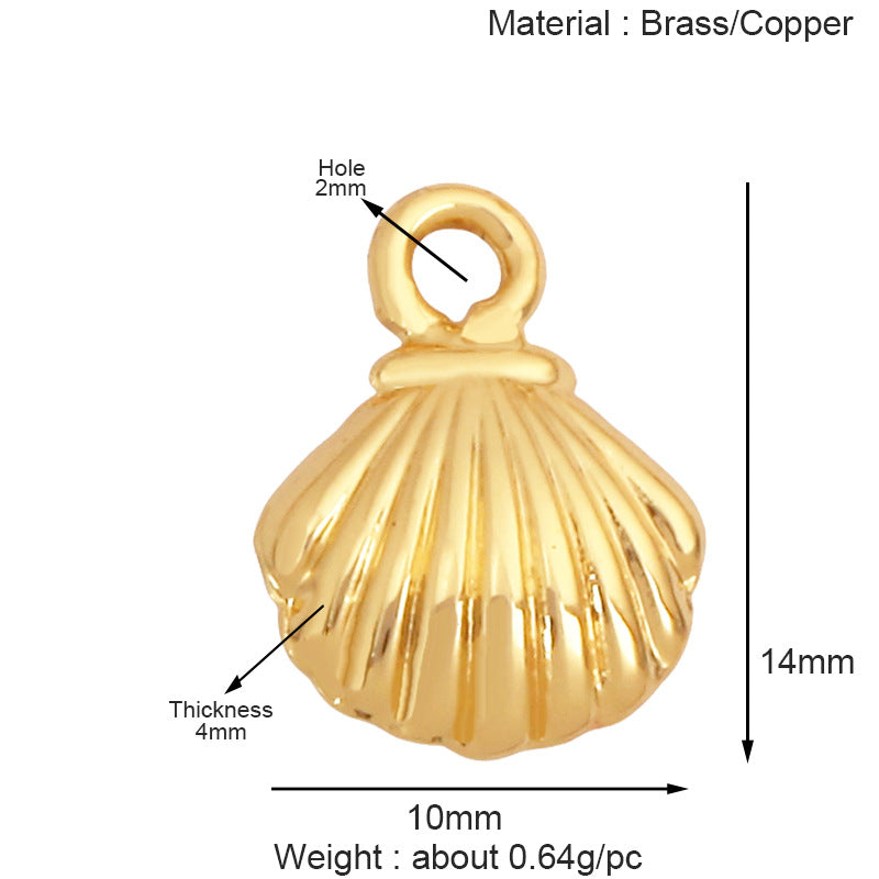 marine - gemstone pendant - crystal fashion jewelry - view 3