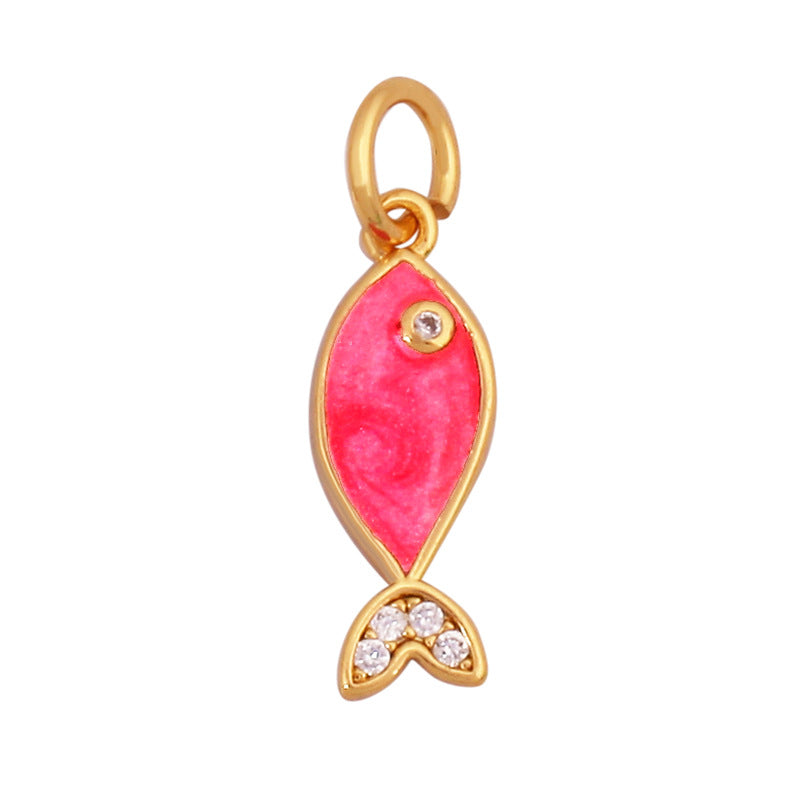 marine - gemstone pendant - crystal fashion jewelry - view 12