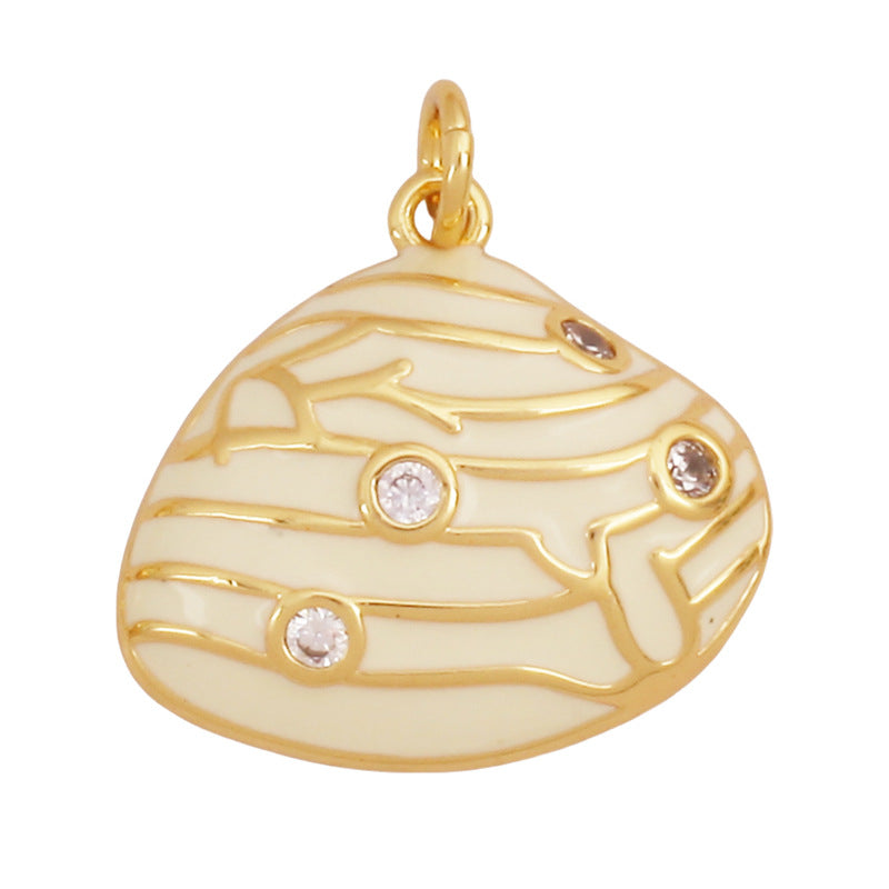 marine - gemstone pendant - crystal fashion jewelry - view 34
