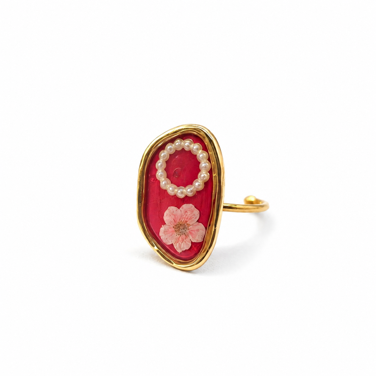secret garden ring - crystal ring - crystal fashion jewelry - view 4