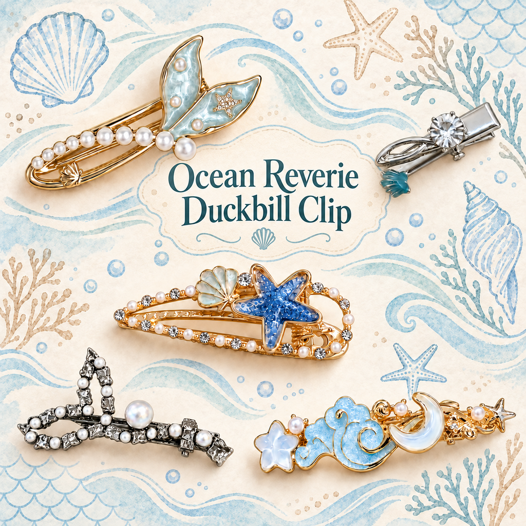 Ocean Reverie Duckbill Clip