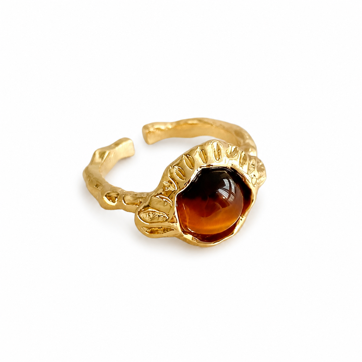 sculpted:open ring collection