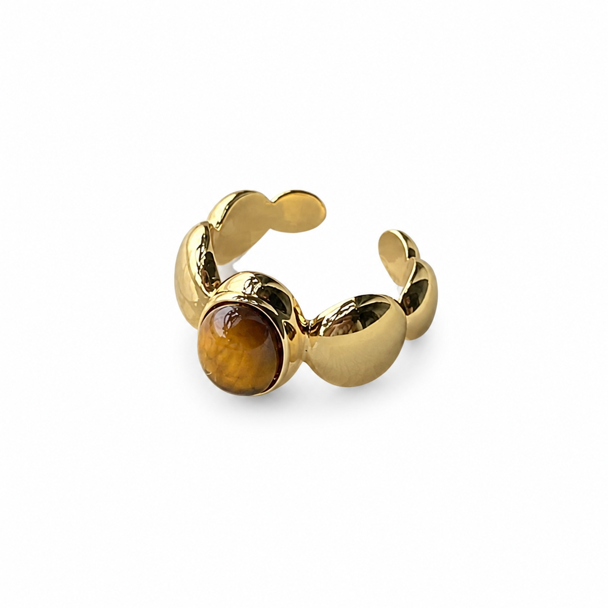 sculpted:open ring collection