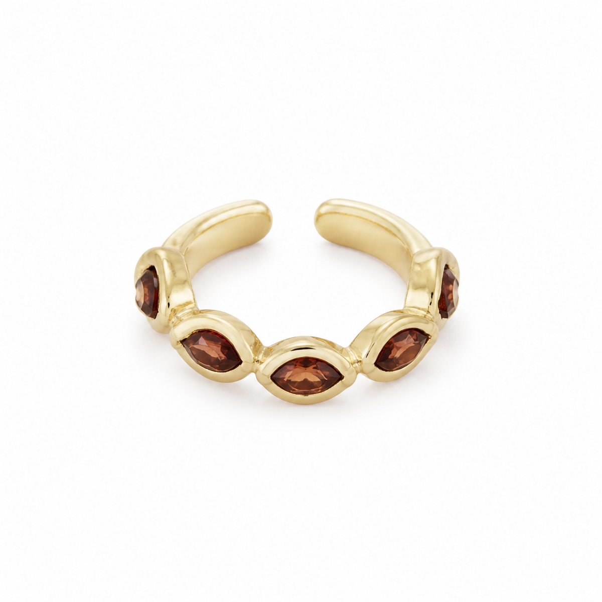 sculpted:open ring collection